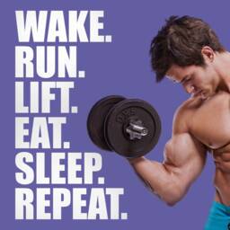Gym Wall Decal - Exercise Stickers Workout Fitness Motivational Quote Skuwrlesr - thumbnail 4