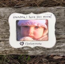 Personalized Grandma Picture Frame Rustic Farmhouse 4x6 Photo - thumbnail 1