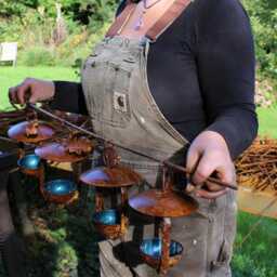 Metal Bird Feeder Wildlife Garden Decor - thumbnail 3