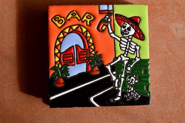 Talavera Mexican Tile Mosaic Day Of The Dead/Canteendrunk - image 1