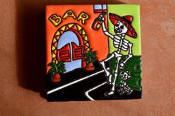 Talavera Mexican Tile Mosaic Day Of The Dead/Canteendrunk - thumbnail 1