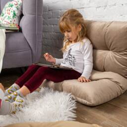 Kids Floor Cushion For Reading Nook, Sofa, Large & Small Seating, Daybed Cushion, Couch, French Custom Pillow - thumbnail 3