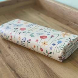 Floral Travel Baby Changing Mat, Bee Travel Change Mat, Flowery Baby Changing Foldable Mat - thumbnail 2