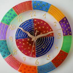 "Multicolored Wall Clock " - thumbnail 3