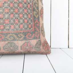 16x16 Turkish Kilim Pillow Cover Bohemian Accent Cushion - thumbnail 2