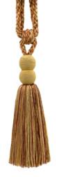 "Double Ball Head Tassel Tiebacks, 9 1/2"" - 24cm, 30" - thumbnail 1