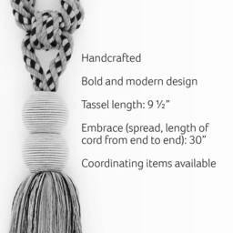 "Double Ball Head Tassel Tiebacks, 9 1/2"" - 24cm, 30" - thumbnail 4