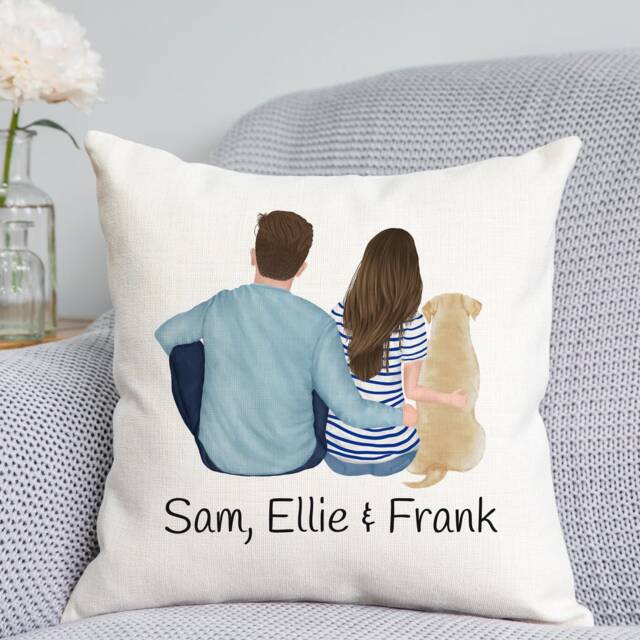 Customisable Dog Cushion - Custom Cushion Owner Gift Owner- Mum - image 1