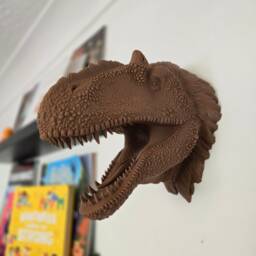 Yutyrannus Huali Wall Art - Dinosaur Decor 3D Printed - thumbnail 1