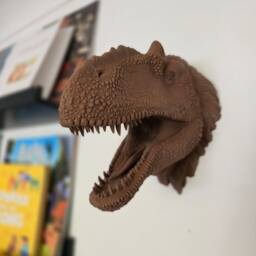 Yutyrannus Huali Wall Art - Dinosaur Decor 3D Printed - thumbnail 3