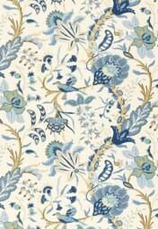 Westbourne Grove in Azure Or Document-One Pillow Cover - thumbnail 1