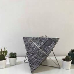 Geometric Star Tetrahedron Sculpture, Modern Home Decor, Mer Ka Ba Art - thumbnail 2