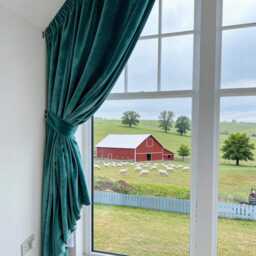 Apex Window Curtains, Angled Curtains, Curtains For Gable Windows, Custom Made Window Type 1 - thumbnail 4