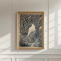 Kelp Forest Print, Coastal Botanical Wall Art, Ocean Nature Poster - thumbnail 3