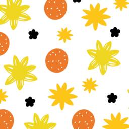 Flower Wall Stickers - Bright Sunflowers Decals, Kids Art, Nursery Stickers, Kitchen Bedroom Decor - thumbnail 2