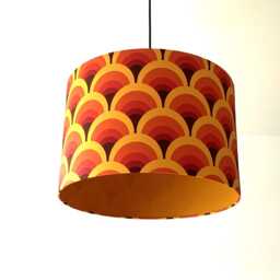 "Lampshade ""Retro Ochre" - thumbnail 2