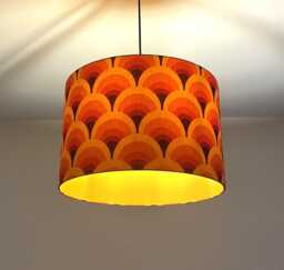"Lampshade ""Retro Ochre"