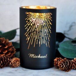 Personalised Scented Candle Orange Blossom Jasmine Amber Coconut Wax For Her Anniversary Birthday Valentine Gift - thumbnail 1