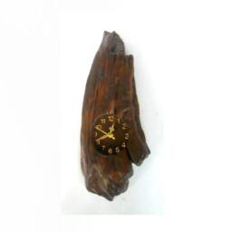 Driftwood Clock, Live Edge Reclaimed Rustic Wooden Wall Hanging Home Art Clock Decor, Unusual Clocks - thumbnail 2