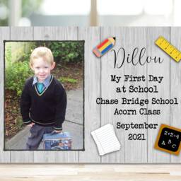 First Day At School Gift, 1st Preschool, Kindergarten Playgroup Nursery Frame Photo Frame, Keepsake - thumbnail 2