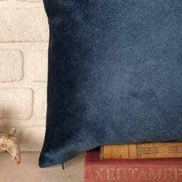 16x16''(41x41cm Baby Face Teal Blue Velvet Soft Pillow Cover -1Qty - thumbnail 3