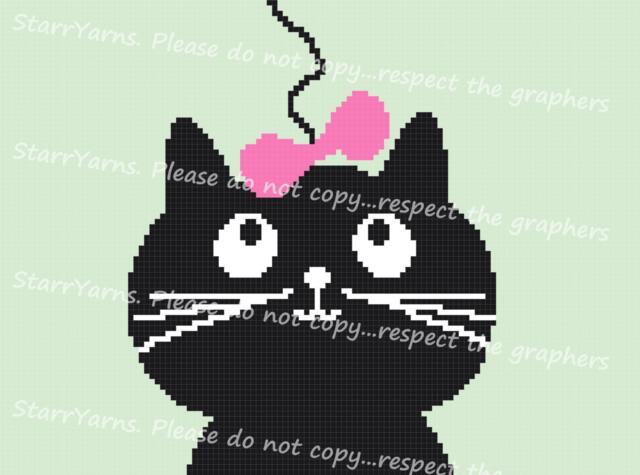 Baby Kitten Blanket Crochet Pattern