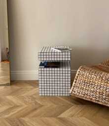Modern Tiled Table. End Coffee Side - thumbnail 1