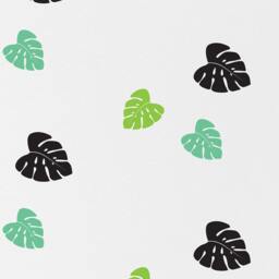 Palm Leaf Wall Pattern Decal Monstera Tropical Jungle Kids Room Wall Sticker Nursery Bedroom Wallpaper Vinyl Decals Home Decor Stickers - thumbnail 2
