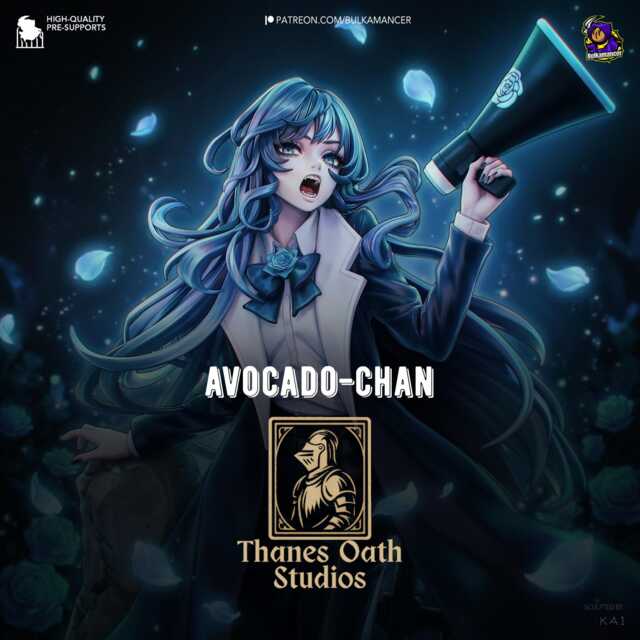 Avocado-Chan - Vocalist Japanase Utaite Anime Aesthetic Chando Resin Figure 16K - image 1