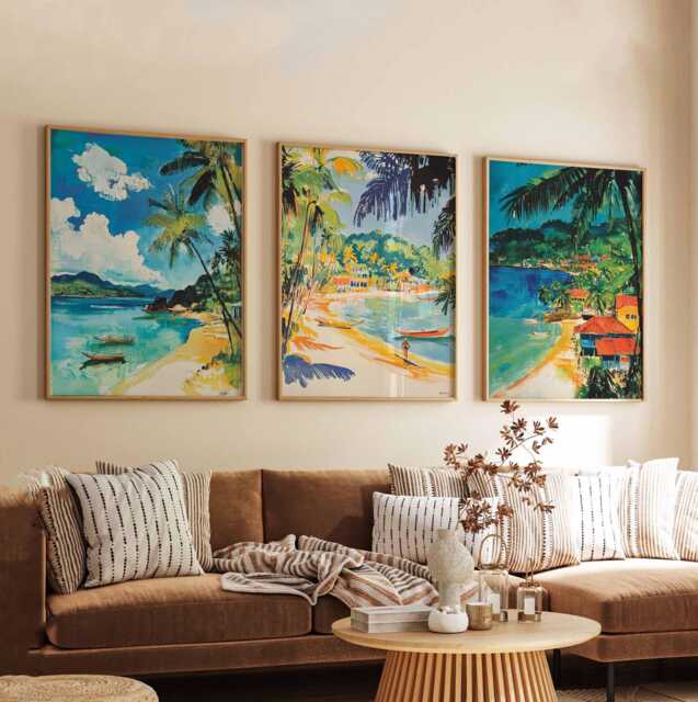 Set Of 3 Philippines Posters, Travel Prints, Wall Art, Prints Set, Decor - image 1