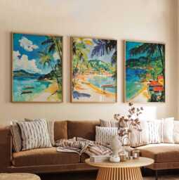 Set Of 3 Philippines Posters, Travel Prints, Wall Art, Prints Set, Decor