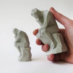 "Concrete Thinker Statue ""The Thinker" - thumbnail 2