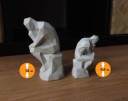 "Concrete Thinker Statue ""The Thinker"