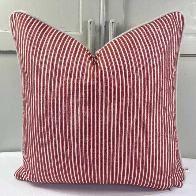 Cushions Made in Fermoie Luxury Designer Poulton Stripe Brick Cushion Pillow Throw Cover - image 1