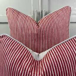 Cushions Made in Fermoie Luxury Designer Poulton Stripe Brick Cushion Pillow Throw Cover - thumbnail 3