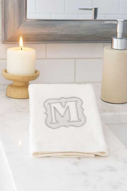 Personalized Embroidered Face Cloth Custom Monogrammed Towel - image 1