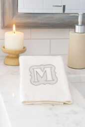 Personalized Embroidered Face Cloth Custom Monogrammed Towel - thumbnail 1