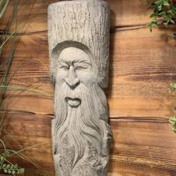 Stone Garden Tree Man Green Large Straight Beard Hanging Plaque Ornament - thumbnail 3