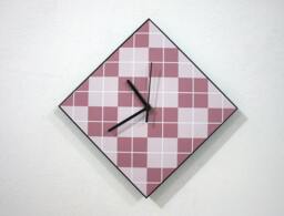 Hipster Triangle Light Brawn - Wall Clock
