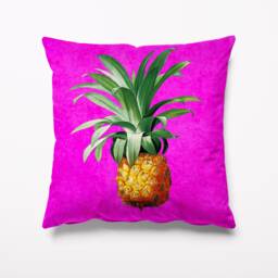 Pineapple Tiki Pink Garden Cushion - Waterproof Outdoor Water Resistant Cushions Pillows 18 - thumbnail 1