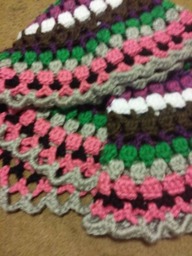 Round Blanket, Afghan, Crochet Blanket, Beach Afghan, Throw Sofa Throw, Heavy Circle Afghan - thumbnail 4