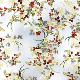 Oriental Floral Lampshade Grey Japanese Style Lamp Shade - thumbnail 4