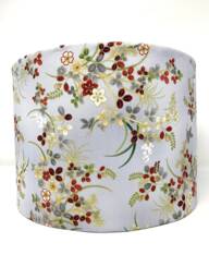 Oriental Floral Lampshade Grey Japanese Style Lamp Shade