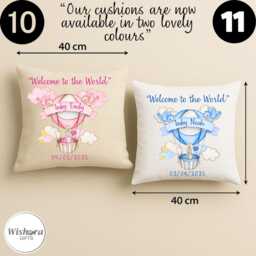 Personalized 1st Birthday Cushion - Cover Or Filled - thumbnail 4