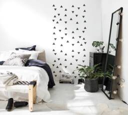 Triangle Wall Decals, 2'' Inch - 5cm Stickers, Decor, Shape Design & Art, Kids Room & Home Decor