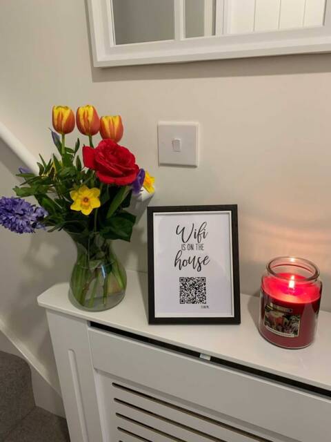 Wifi Is On The House Qr Scan Home Wall Decor Print - Connect To Wi-Fi Easy - image 1