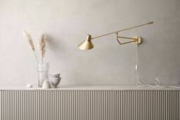 Brass Wall Lamp Individual Item - thumbnail 1