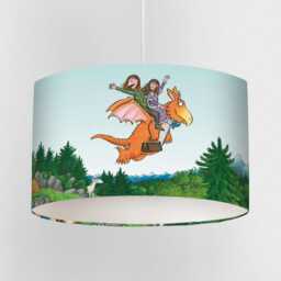 Zog & The Flying Doctors Lampshade - Officially Licensed Story Scene Ceiling Or Table Lamp Shade Handmade in UK