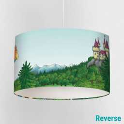 Zog & The Flying Doctors Lampshade - Officially Licensed Story Scene Ceiling Or Table Lamp Shade Handmade in UK - thumbnail 2