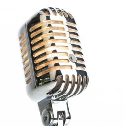 Retro Microphone Desk Lamp - Silver/Upcycled Elvis Looks Like Shure Sh55 Mancave Studio Home Theater Decor Modern Interior - thumbnail 3